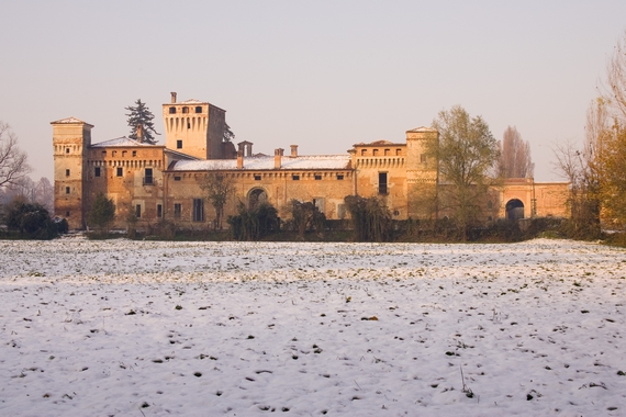 Castello di Padernello - Inverno - Foto di Virginio Gilberti 4 570