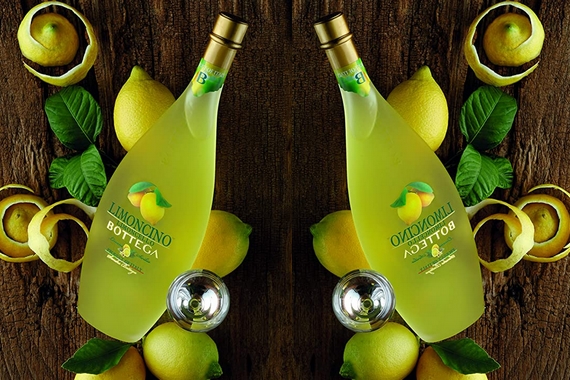 Limoncino Bio bottega bottiglie specchio 570