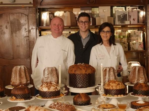 Dario Loison con il figlio Edoardo e moglie Sonia Pilla premio bologna itin 23 570