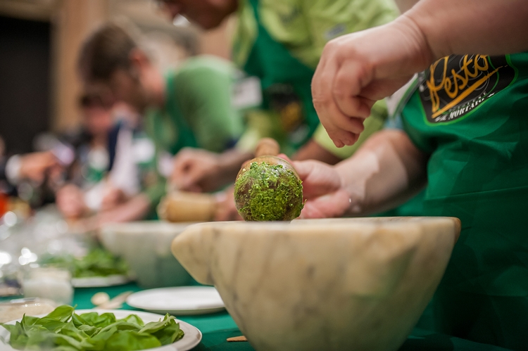 CAMPIONATO MODIALE DI PESTO GENOVESE AL MORTAIO A PALAZZO DUCALE (GE) IL 23 MARZO