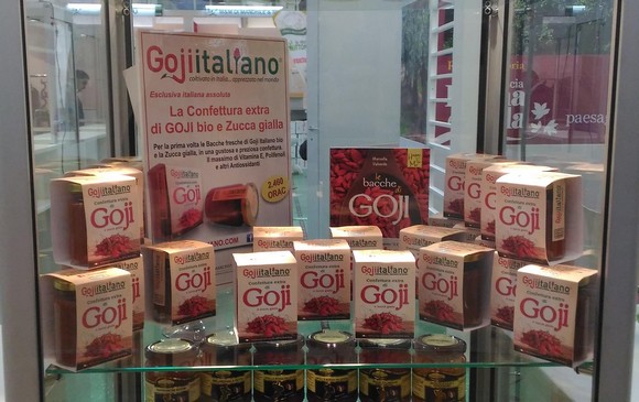 Confettura Goji a SolAgrifood premio golosario2016 580