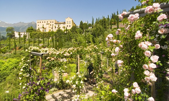 Roseto e Giardino dei Sensi ai Giardini di Sissi Merano580