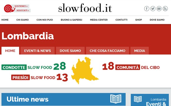 slow food lombardia sito