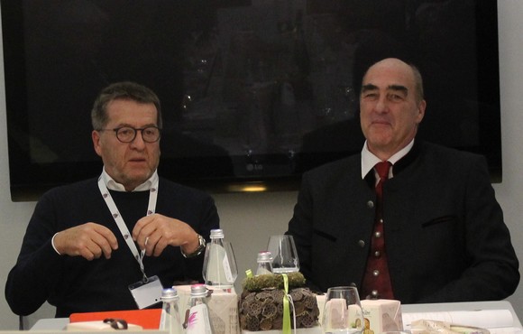 Helmuth Köcher e Piero Bagnasco