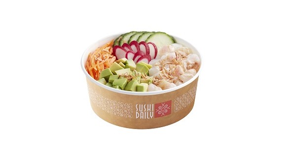 SushiDaily POKE HAMACHI PONZU580