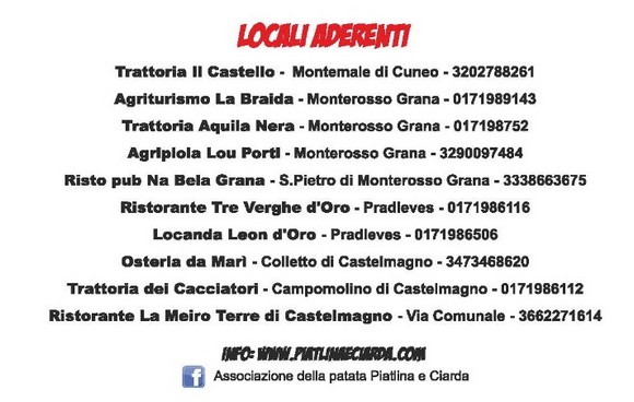 cuiette day580 locali aderenti