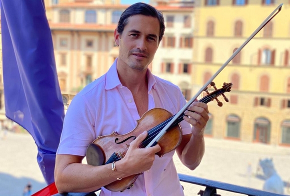 CHARLIE SIEM dal balcone di Palazzo Vecchio 580