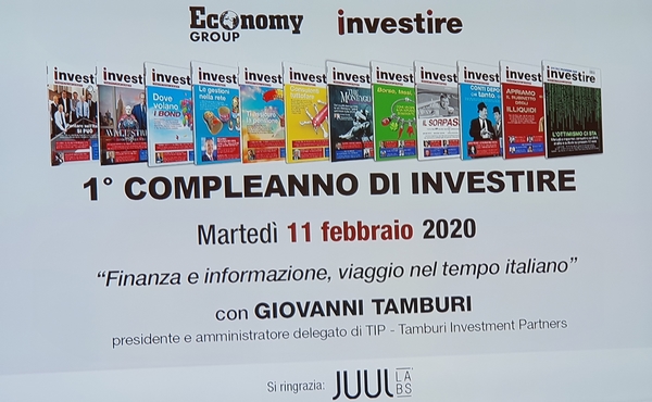 locandina Investire anniversario 600