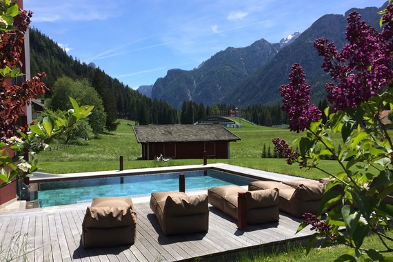Romantik Hotel Santer - Piscina esterna 2015 570