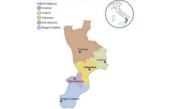 cartina calabria 2 570