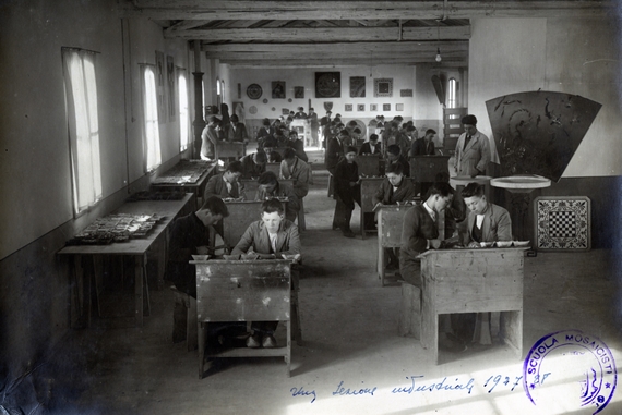 12- Gli allievi della Scuola Mosaicisti 1927 itin 22 570