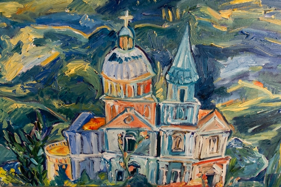 Eros Rizzo Vista del Santuario di Montepulciano ITIN 22 570
