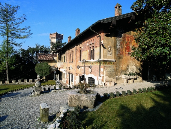 Casa del Podestà dai giardini interni Terrazza intermedia