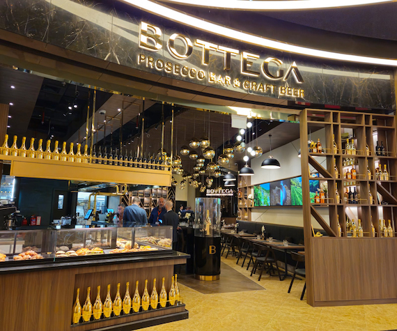 Abu Dhabi airport Prosecco Bar 1